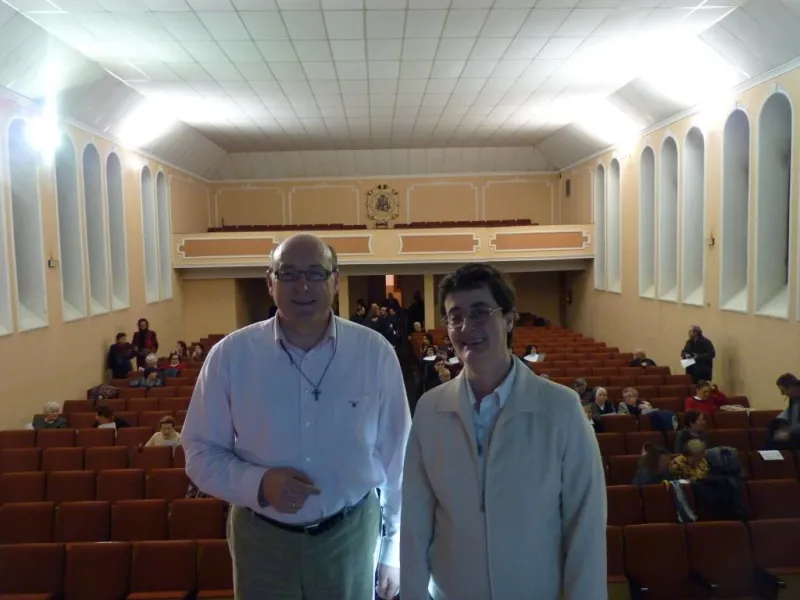 Almudena y Justino en las XIII Jornadas Diocesanas