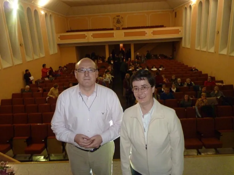 Almudena y Justino en las XIII Jornadas Diocesanas