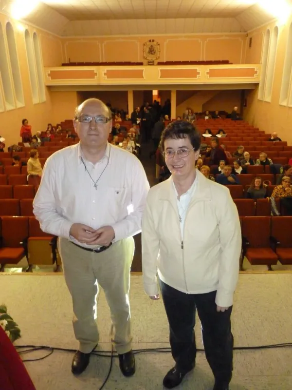 Almudena y Justino en las XIII Jornadas Diocesanas