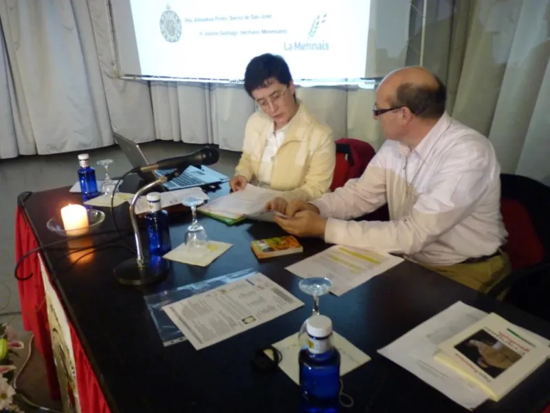Almudena y Justino en las XIII Jornadas Diocesanas