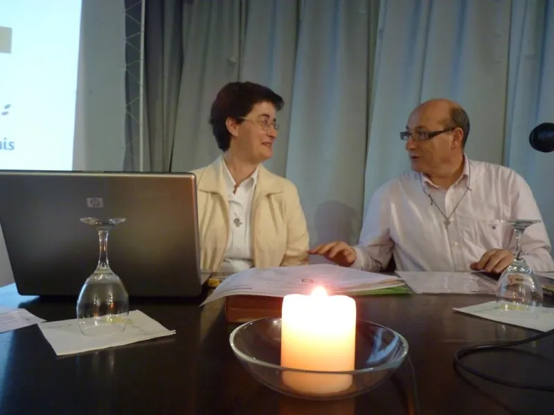 Almudena y Justino en las XIII Jornadas Diocesanas