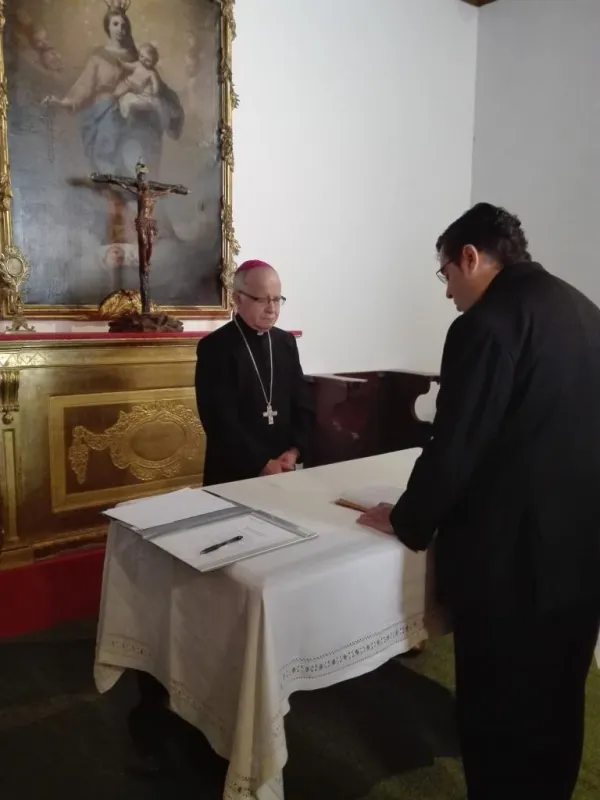 José Manuel Rubio, notario de la Curia