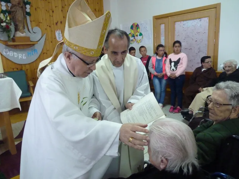 Signo jubilar del arciprestazgo de Sayago en la residencia de Fermoselle