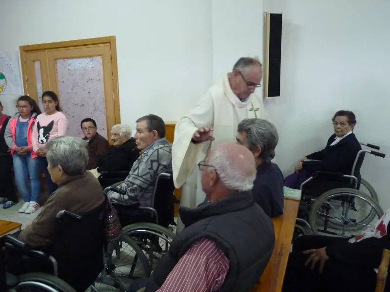 Signo jubilar del arciprestazgo de Sayago en la residencia de Fermoselle