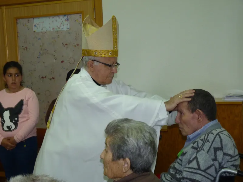 Signo jubilar del arciprestazgo de Sayago en la residencia de Fermoselle
