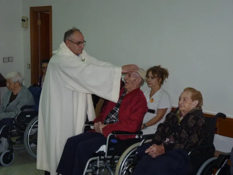 Signo jubilar del arciprestazgo de Sayago en la residencia de Fermoselle