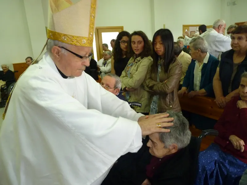 Signo jubilar del arciprestazgo de Sayago en la residencia de Fermoselle