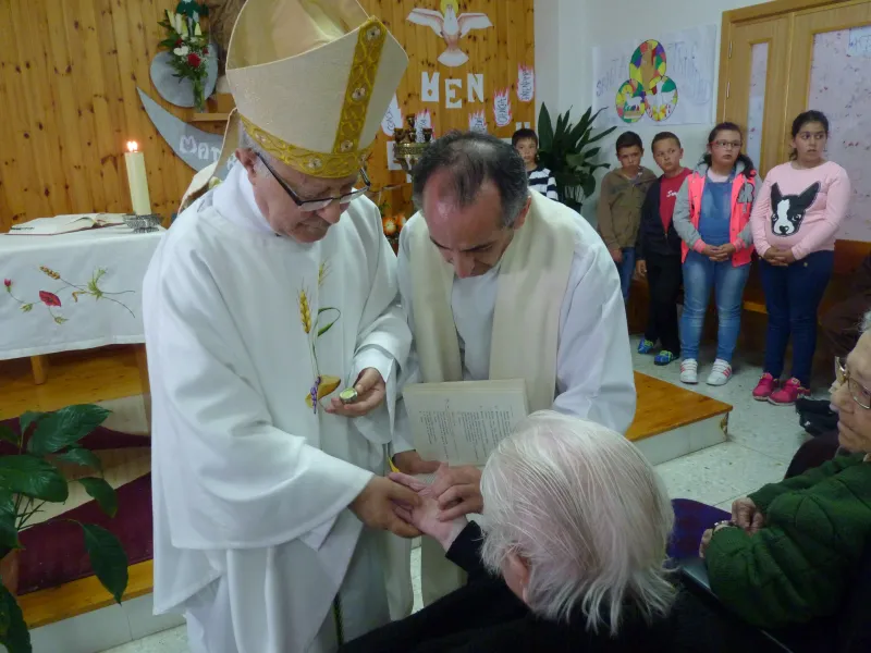 Signo jubilar del arciprestazgo de Sayago en la residencia de Fermoselle