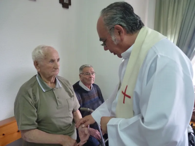 Signo jubilar del arciprestazgo de Sayago en la residencia de Fermoselle