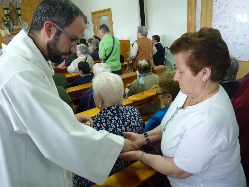 Signo jubilar del arciprestazgo de Sayago en la residencia de Fermoselle