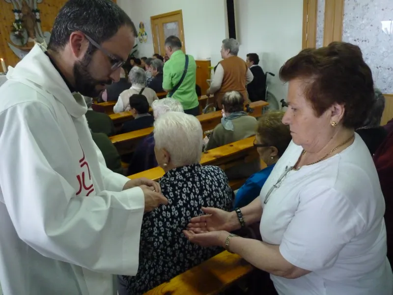 Signo jubilar del arciprestazgo de Sayago en la residencia de Fermoselle