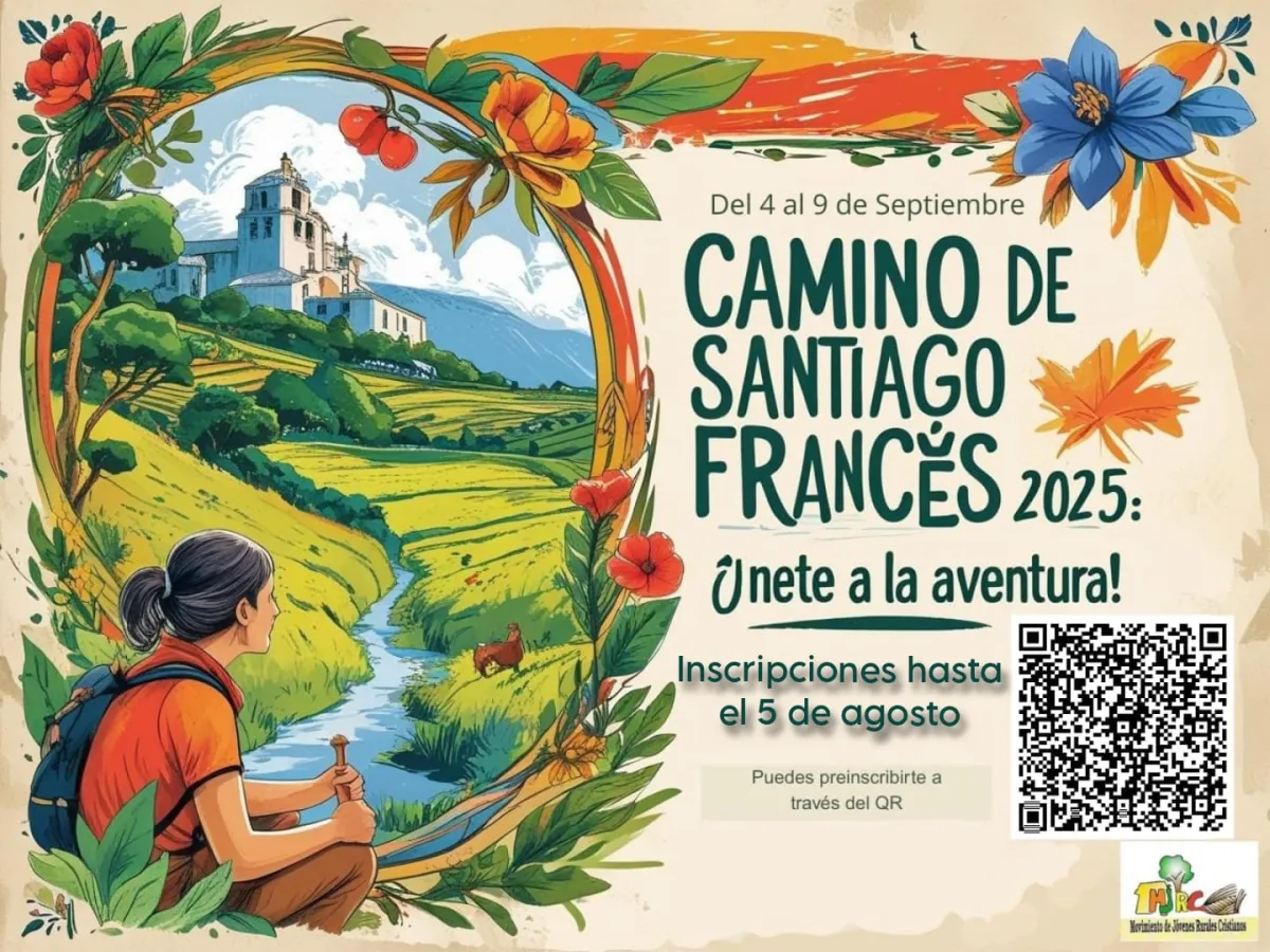 Jóvenes Rurales Cristianos invita a vivir el Camino de Santiago como experiencia de compromiso