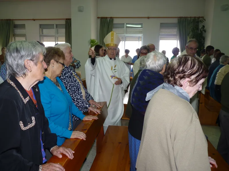 Signo jubilar del arciprestazgo de Sayago en la residencia de Fermoselle