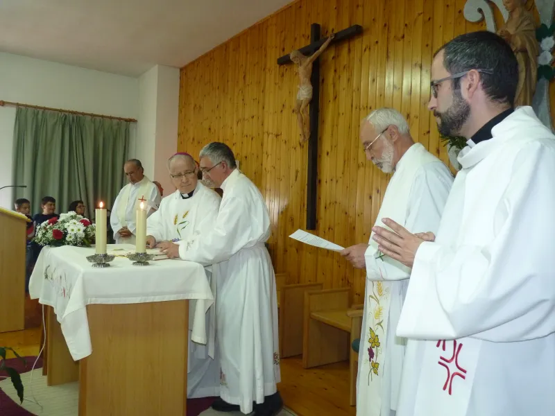 Signo jubilar del arciprestazgo de Sayago en la residencia de Fermoselle