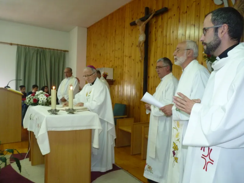 Signo jubilar del arciprestazgo de Sayago en la residencia de Fermoselle