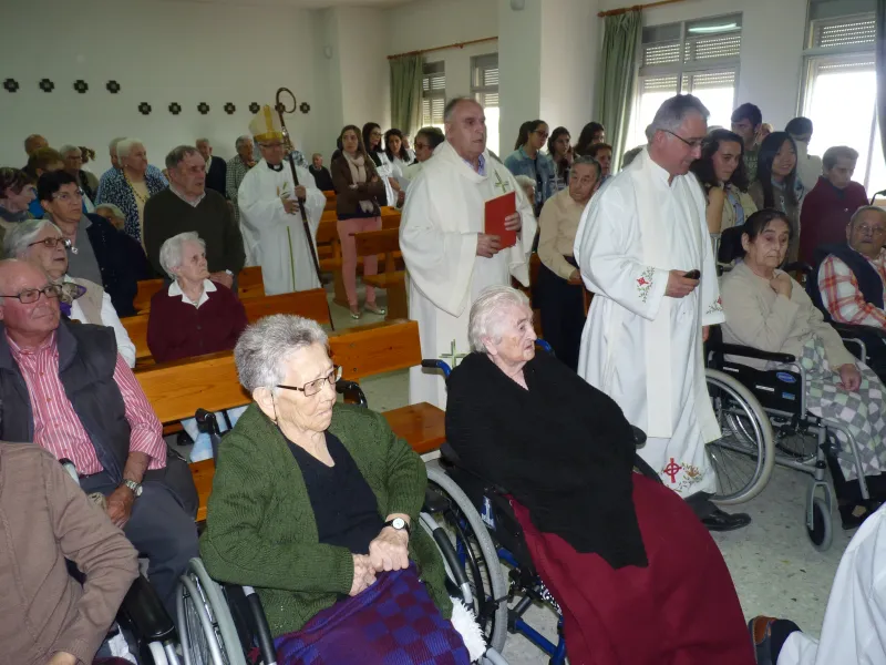 Signo jubilar del arciprestazgo de Sayago en la residencia de Fermoselle