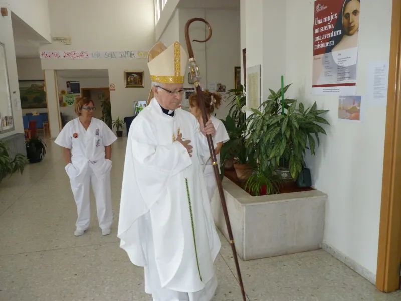 Signo jubilar del arciprestazgo de Sayago en la residencia de Fermoselle