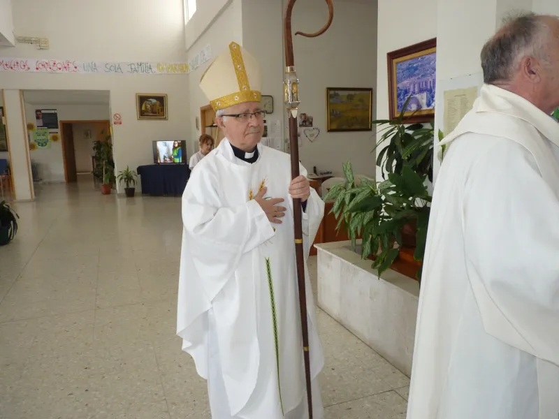 Signo jubilar del arciprestazgo de Sayago en la residencia de Fermoselle