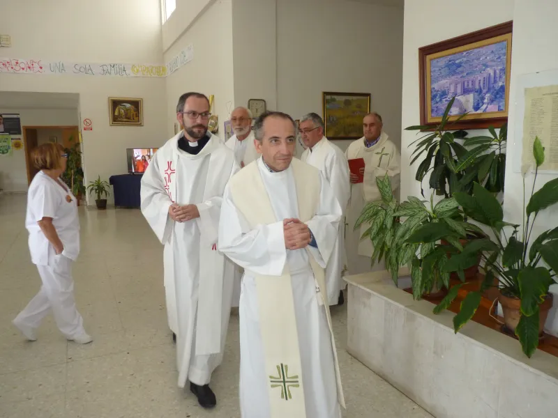 Signo jubilar del arciprestazgo de Sayago en la residencia de Fermoselle