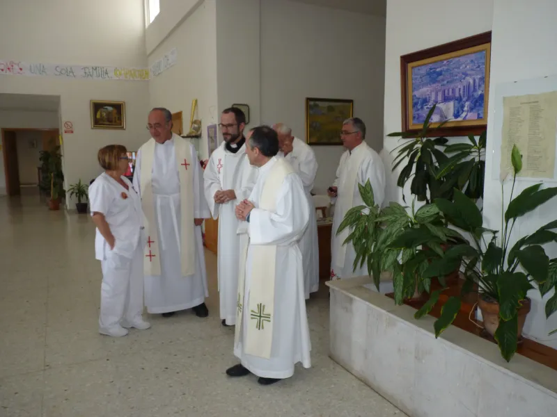 Signo jubilar del arciprestazgo de Sayago en la residencia de Fermoselle