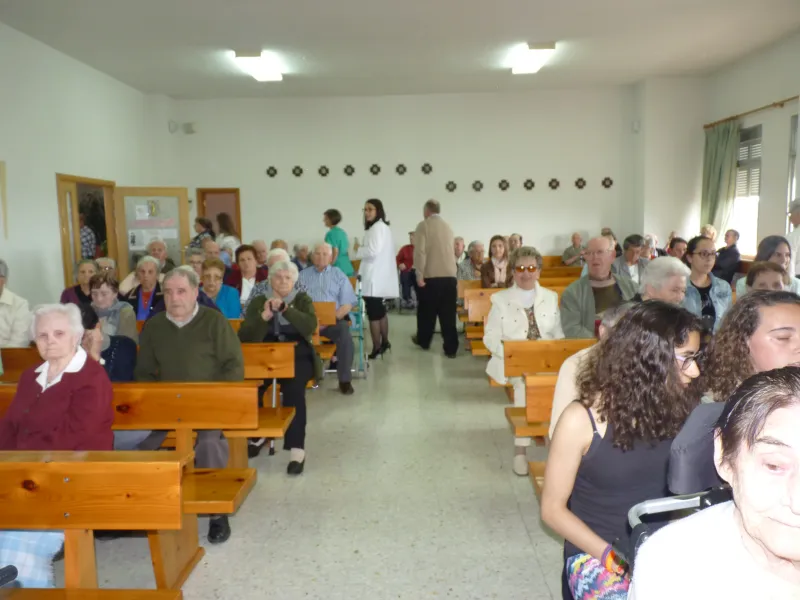Signo jubilar del arciprestazgo de Sayago en la residencia de Fermoselle