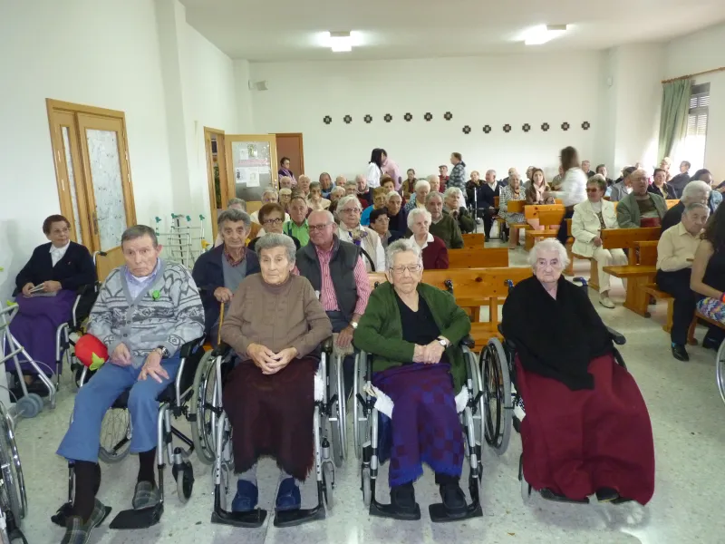 Signo jubilar del arciprestazgo de Sayago en la residencia de Fermoselle