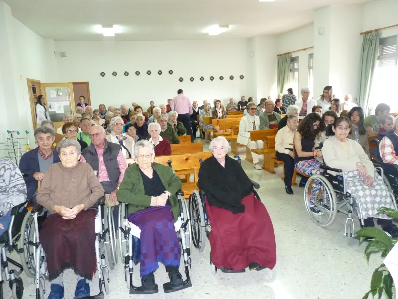 Signo jubilar del arciprestazgo de Sayago en la residencia de Fermoselle