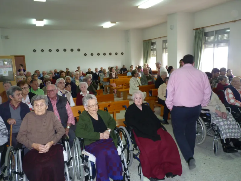 Signo jubilar del arciprestazgo de Sayago en la residencia de Fermoselle