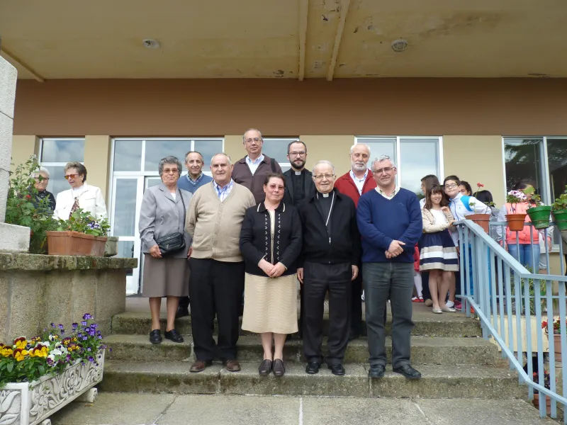 Signo jubilar del arciprestazgo de Sayago en la residencia de Fermoselle