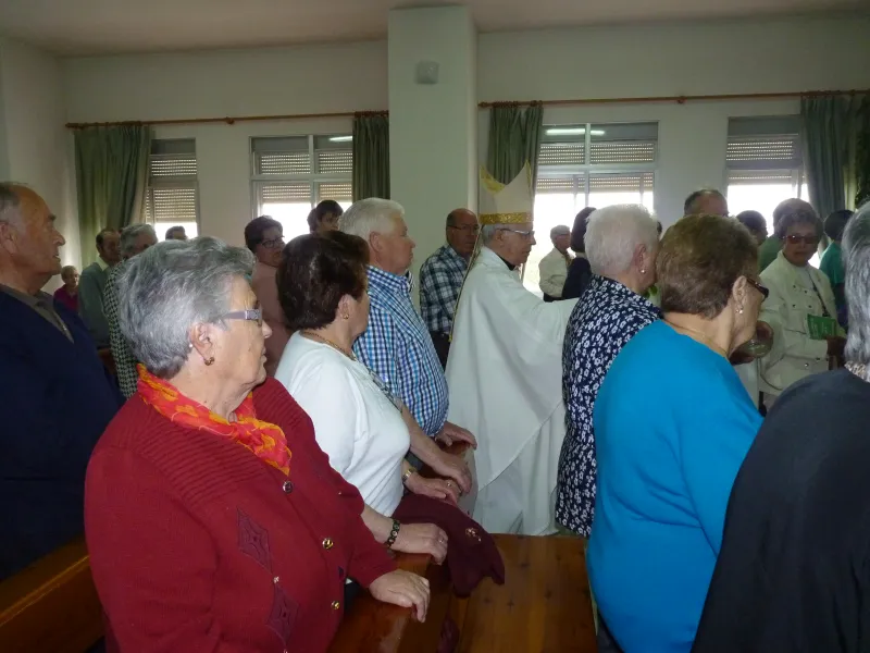 Signo jubilar del arciprestazgo de Sayago en la residencia de Fermoselle