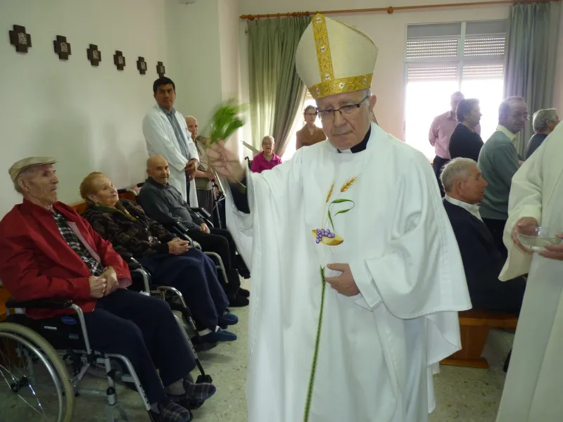 Signo jubilar del arciprestazgo de Sayago en la residencia de Fermoselle
