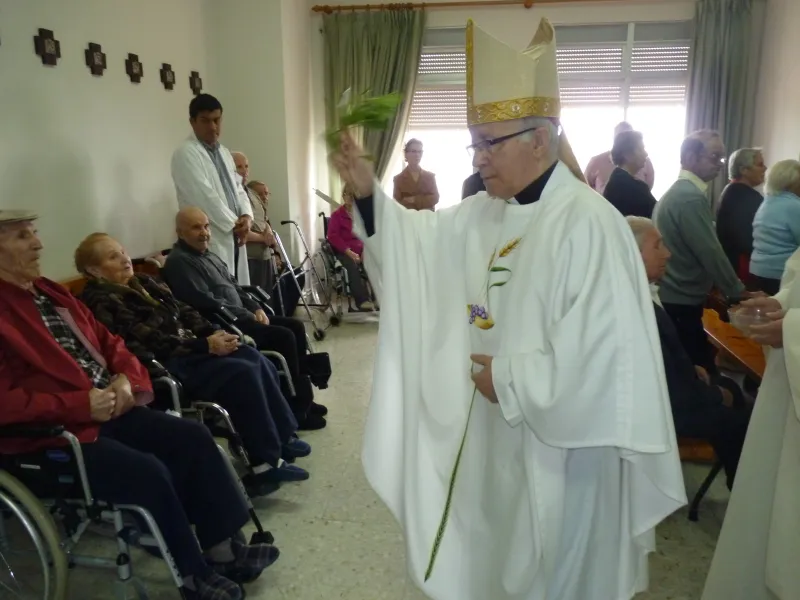 Signo jubilar del arciprestazgo de Sayago en la residencia de Fermoselle