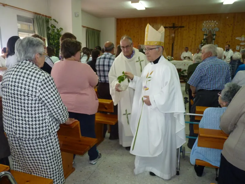 Signo jubilar del arciprestazgo de Sayago en la residencia de Fermoselle