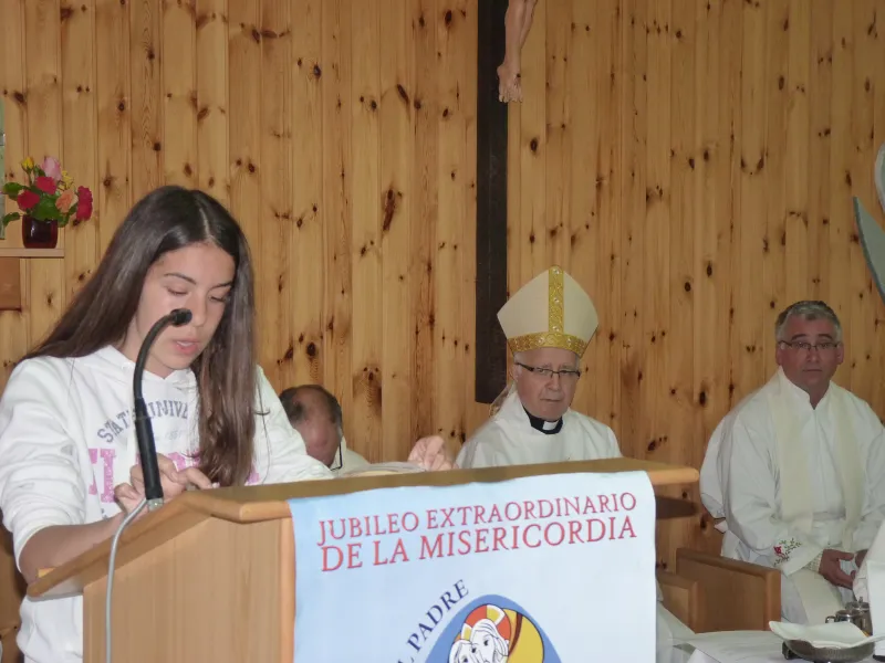 Signo jubilar del arciprestazgo de Sayago en la residencia de Fermoselle