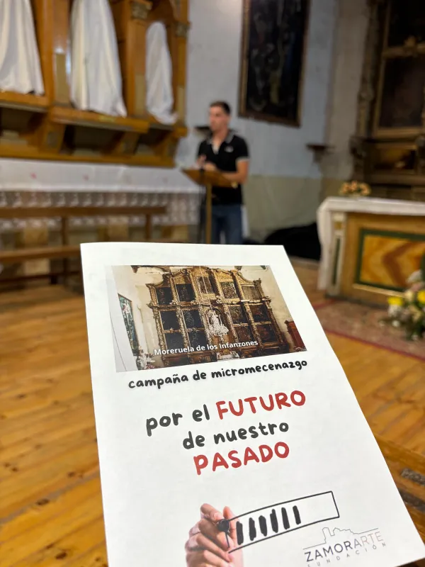Moreruela de los Infanzones impulsa la restauración de su retablo barroco