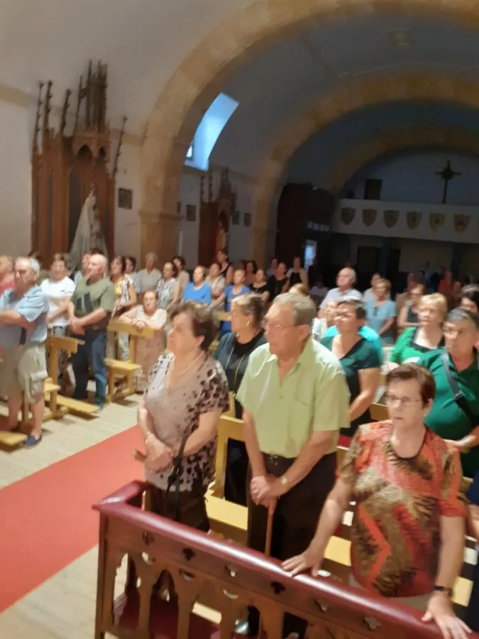 Fieles de las parroquias de El Vino celebran la fiesta de la Transverberación de Santa Teresa