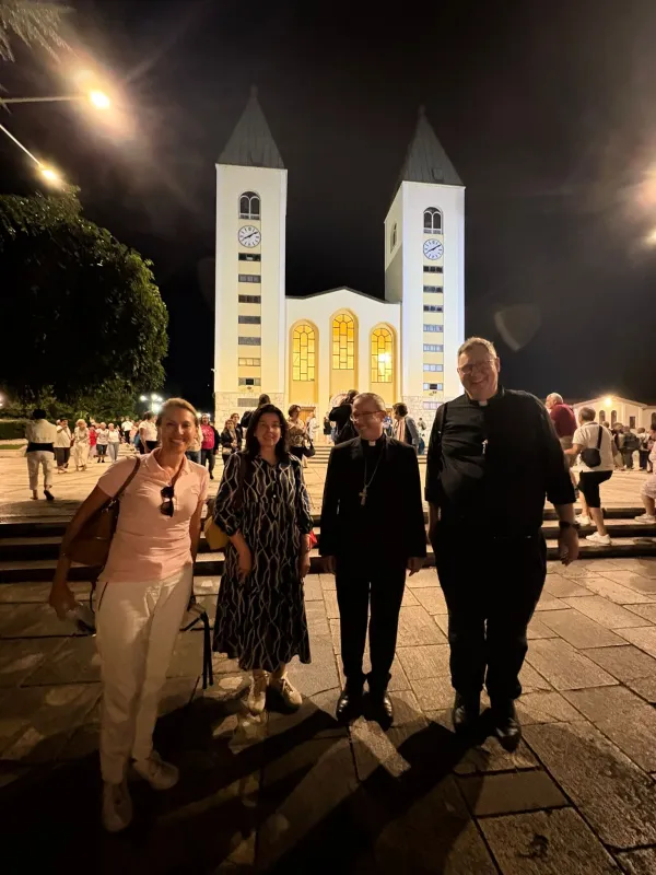 El obispo Fernando Valera Sánchez visita Medjugorje