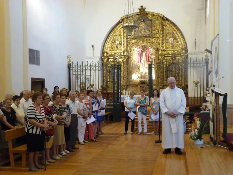 Eucaristía y unción en la iglesia de Villarrín