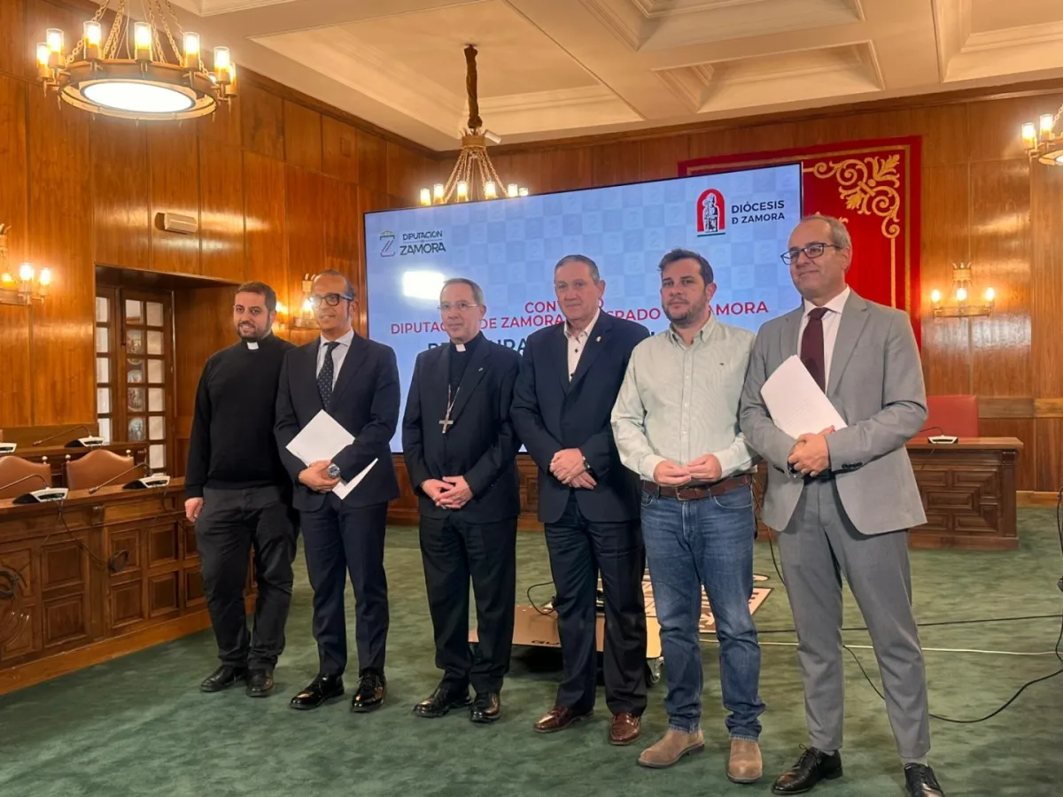 Obispado y Diputación  renuevan su compromiso con el patrimonio religioso zamorano