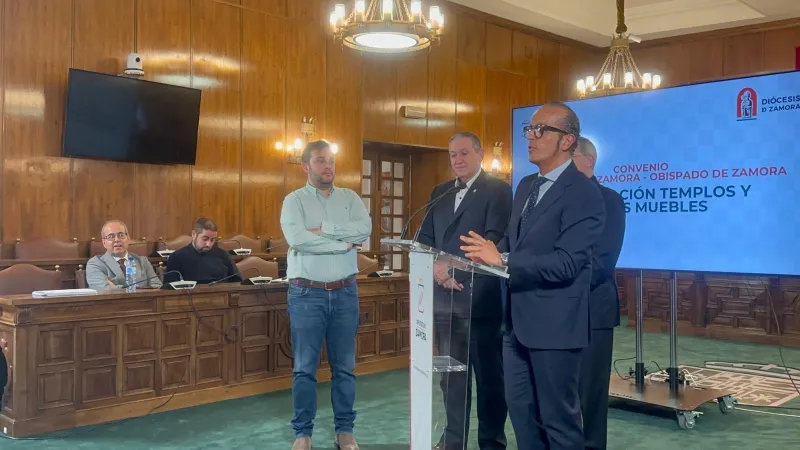 Obispado y Diputación  renuevan su compromiso con el patrimonio religioso zamorano