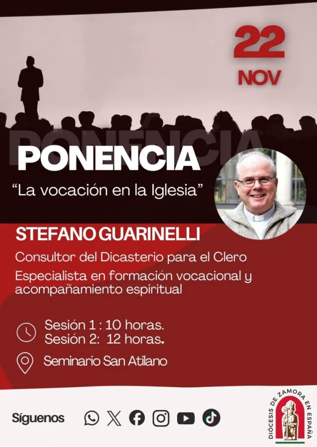La Asamblea Diocesana aborda la vocación con Stefano Guarinelli