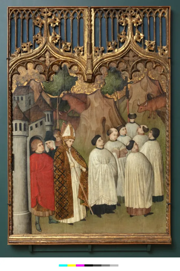 ZamorArte halla una pintura gótica de Villalpando en  Estados Unidos