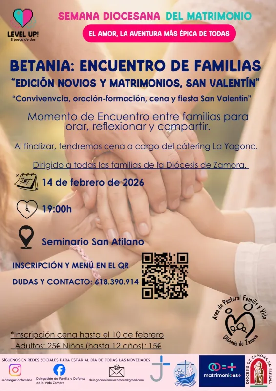 La diócesis de Zamora se suma a la Semana del Matrimonio con una propuesta pastoral amplia