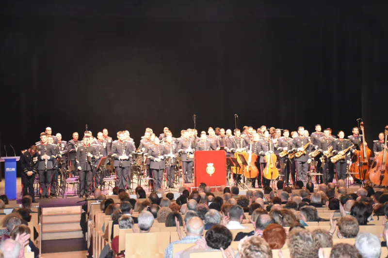 Éxito rotundo en el concierto de la Unidad de Música de la Guardia Real organizado por la Diócesis