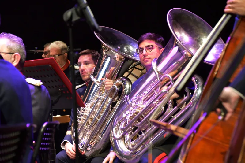 Éxito rotundo en el concierto de la Unidad de Música de la Guardia Real organizado por la Diócesis