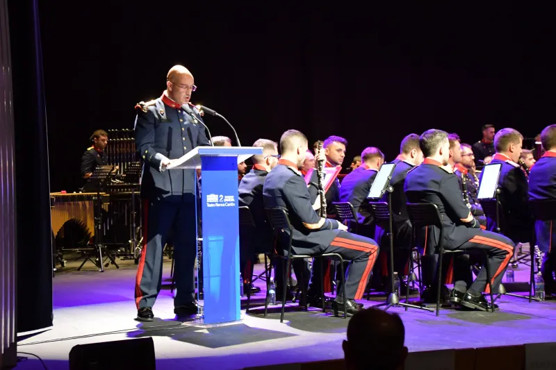 Éxito rotundo en el concierto de la Unidad de Música de la Guardia Real organizado por la Diócesis