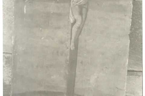 Pintura de Cristo Crucificado de Carrascal