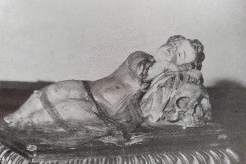 Niño Jesús dormido sobre Calavera de Castroverde de Campos