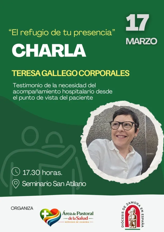 El área de Pastoral de la Salud ofrece una charla sobre el acompañamiento a las personas enfermas