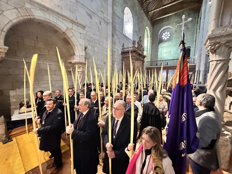 El obispo, Fernando Valera llama a Zamora a entrar en la Semana Santa con esperanza y caridad